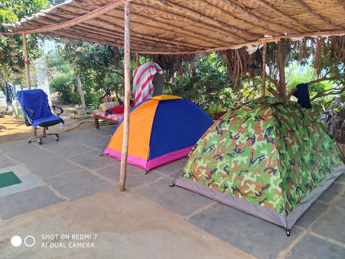 Drunken Monkey Camping Site Hotell Hampi Eksteriør bilde