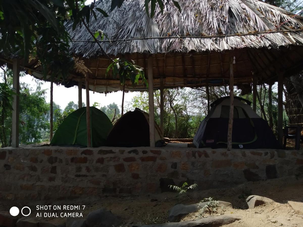 Drunken Monkey Camping Site Hotell Hampi Eksteriør bilde